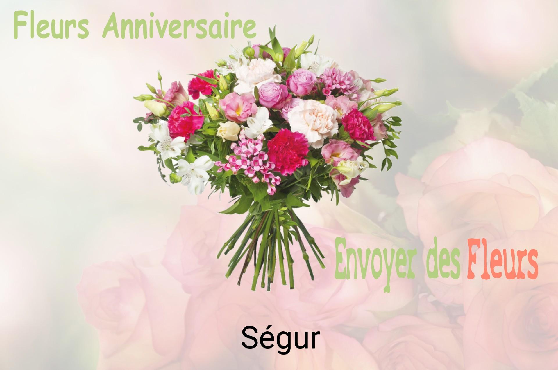 Bouquet de fleurs d’anniversaire livré à Ségur