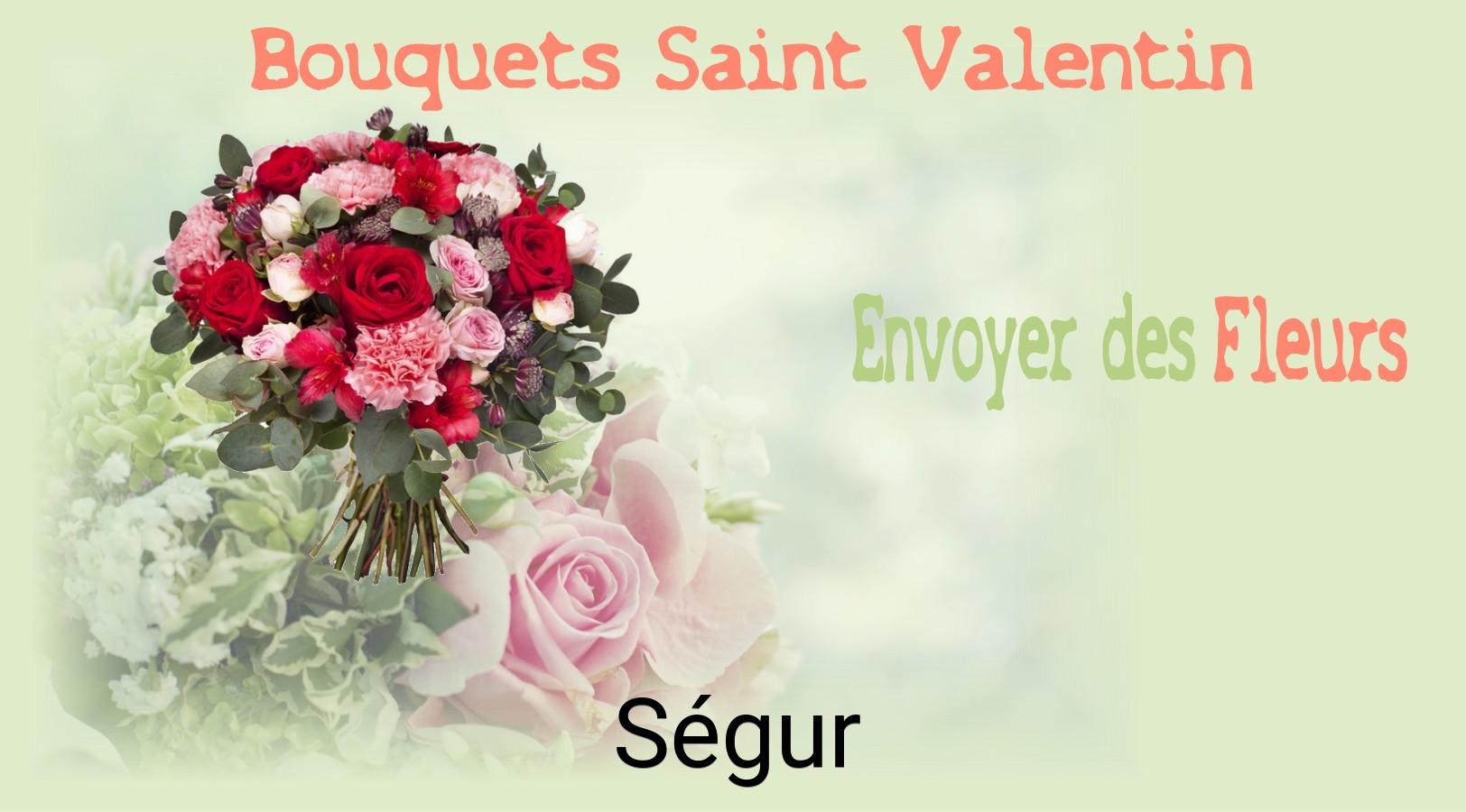 Roses de Saint-Valentin livrées à Ségur